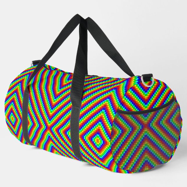 Rainbow X - Duffel Bag (Right Corner)