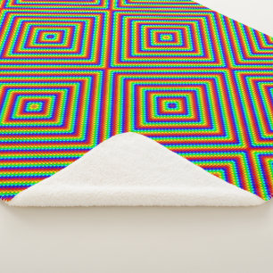 Rainbow X - Sherpa Blanket