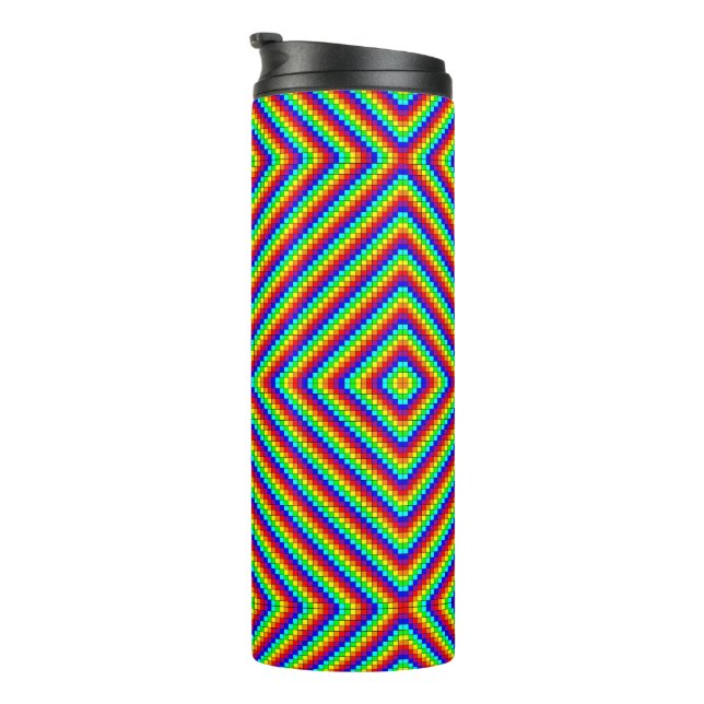 Rainbow X - Thermal Tumbler (Rotated Right)