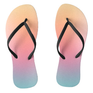 Rainbow Yellow Blue Purple Green Pink Red Orange Thongs