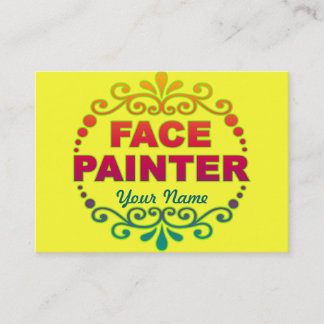 Rainbow Yellow Business Card