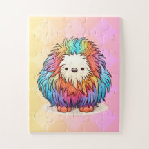 Rainbow Yeti Jigsaw Puzzle