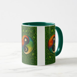 Rainbow Yin Yang Mug