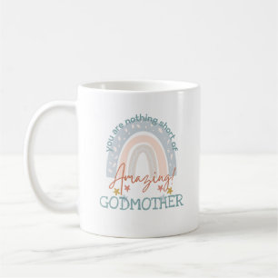 RAINBOW You Are Amazing GODMOTHER STEPMOTHER AUNTY Coffee Mug