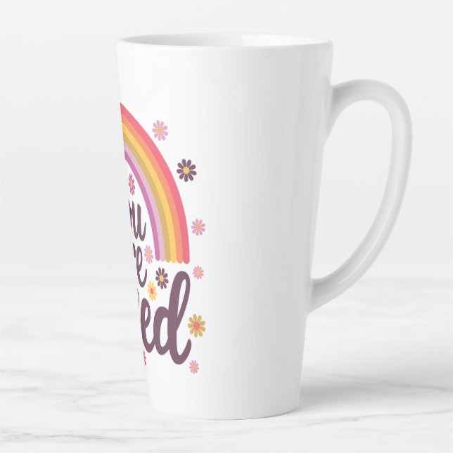 Rainbow You Loved Latte Mug (Right)