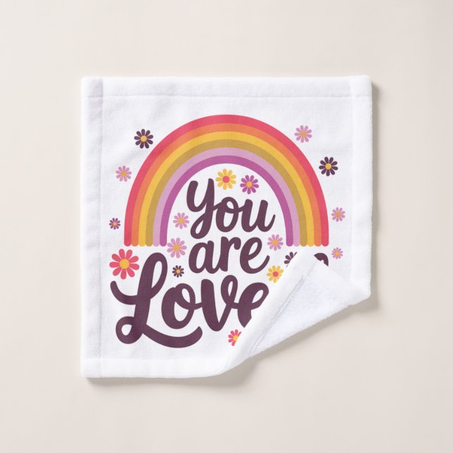  Rainbow You Loved Wash Cloth (Wash Cloth)