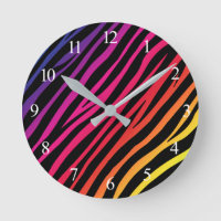 Rainbow Zebra Animal Print