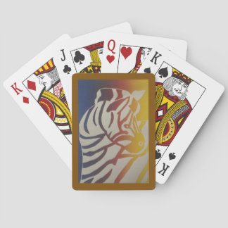 Rainbow Zebra Classic Playing Cards