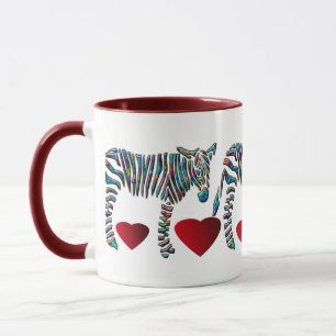 Rainbow Zebra Mug