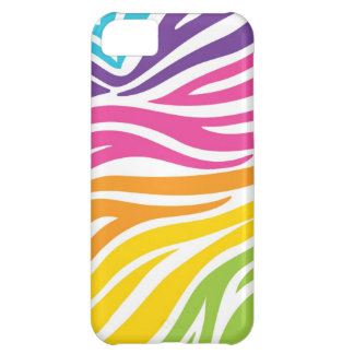 Rainbow Zebra Print iPhone 5C Case