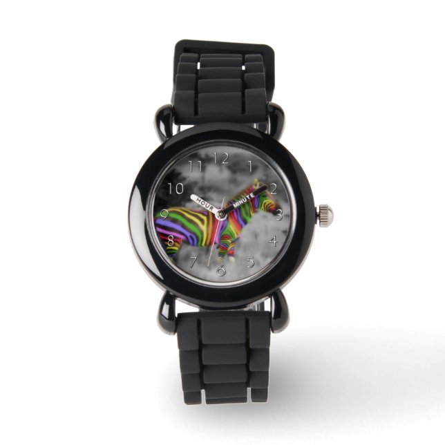 Rainbow Zebra Watch (Front)