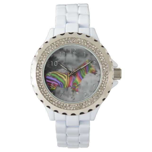 Rainbow Zebra Watch (Front)