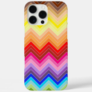 Rainbow Zig Zag iPhone 16 Pro Max Case