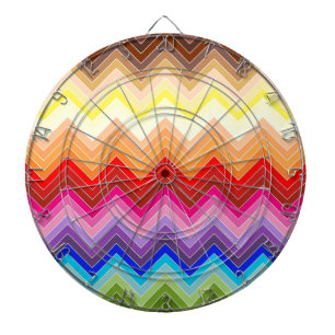 Rainbow Zig Zag Dartboard