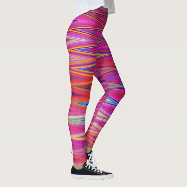 Rainbow ZigZag Leggings (Right)