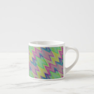 Rainbow Zigzags Espresso Cup