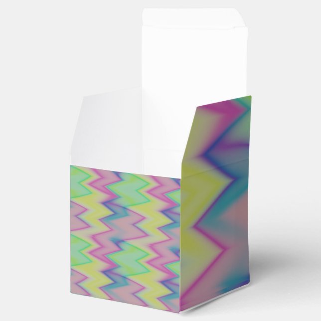 Rainbow Zigzags      Favour Box (Opened)