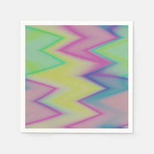 Rainbow Zigzags Napkin