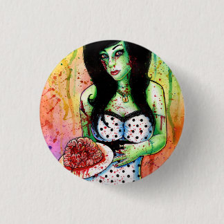Rainbow Zombie Pin Up Girl