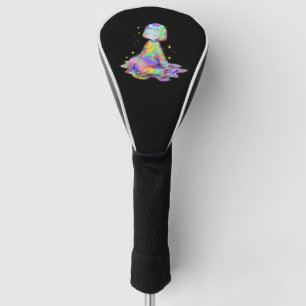 Rainbowcore Sleepy Chibi Drip Dream Golf Head Cover