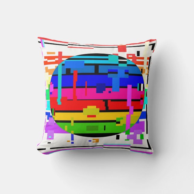 RAINBOWED SETTING OR RISING SUN ©2013 James Warren Cushion (Front)
