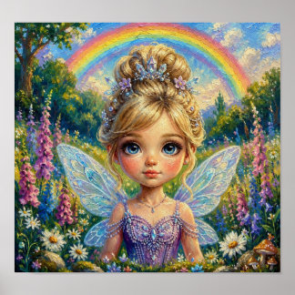 RainbowGardenFairy Poster