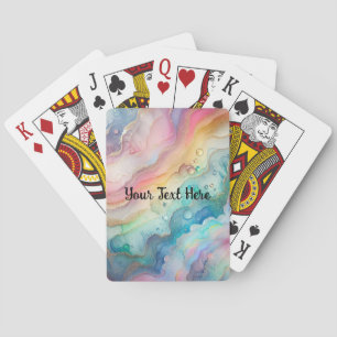 Rainbows and Bubbles Playing Cards