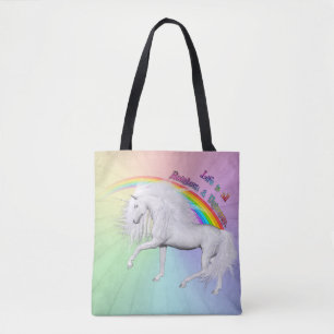 Rainbows and Unicorns Tote Bag