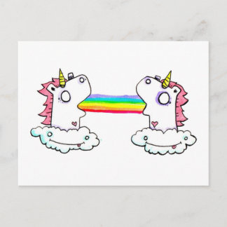 Rainbows Apart by Emi Boz Postcard