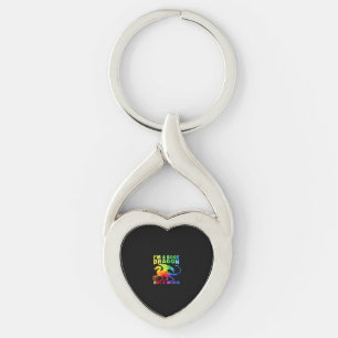 Rainbows I'm A Book Dragons Not A Worm LGBT Gay Pr Key Ring