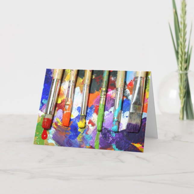 Rainbows In Progress Card (Front)