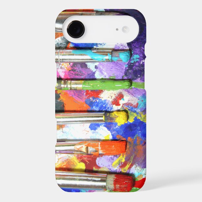 Rainbows In Progress Paint Brush Photography Case-Mate iPhone Case (Back)