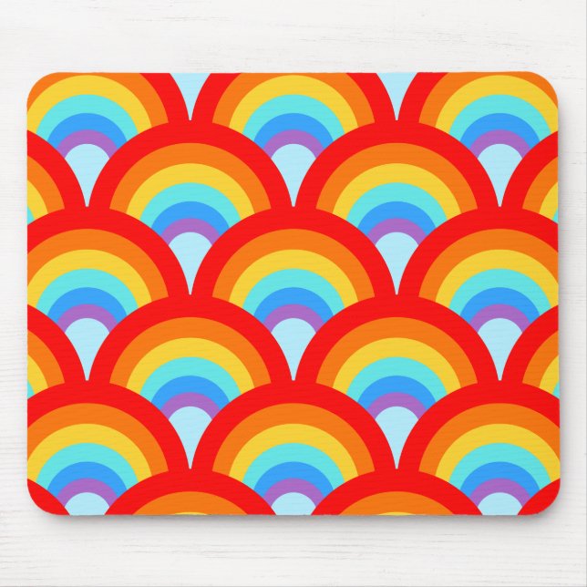 Rainbows Mouse Pad (Front)