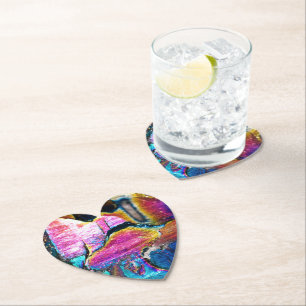 Rainbows of Stone  Paper Coaster
