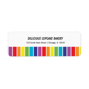 Rainbows Return Address Label
