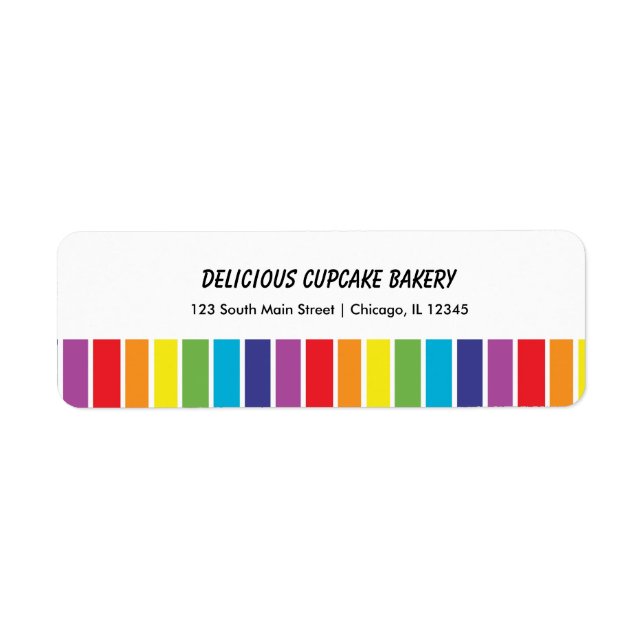 Rainbows Return Address Label (Front)