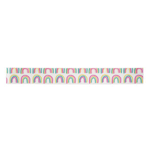 Rainbows Satin Ribbon