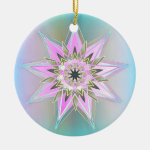 RainbowStar Ceramic Ornament