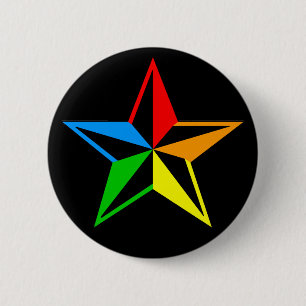 rainbowSTARZ. 6 Cm Round Badge