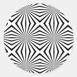 Rainbowtruth Live Hallucinations Optical Illusion Classic Round Sticker