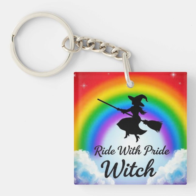 RainbowWitch  Key Ring (Front)