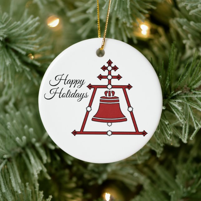 Raincross - Corinne Renee Design Ceramic Ornament (Tree)