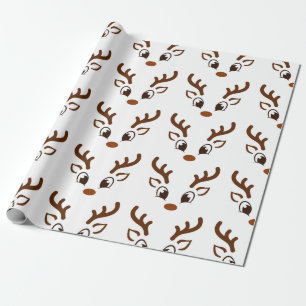 RAINDEER CHRISTMAS WRAPPING PAPER