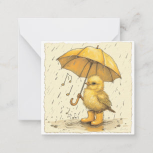 Raindrop Rhythm: Chick Music for Your Heart Card