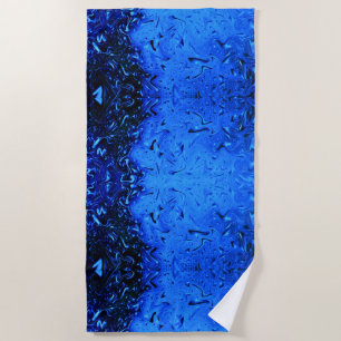 Raindrops by Shirley Taylor Beach Towel