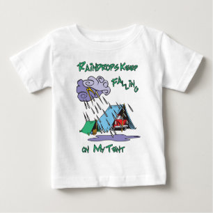 Raindrops Camping Baby T-Shirt