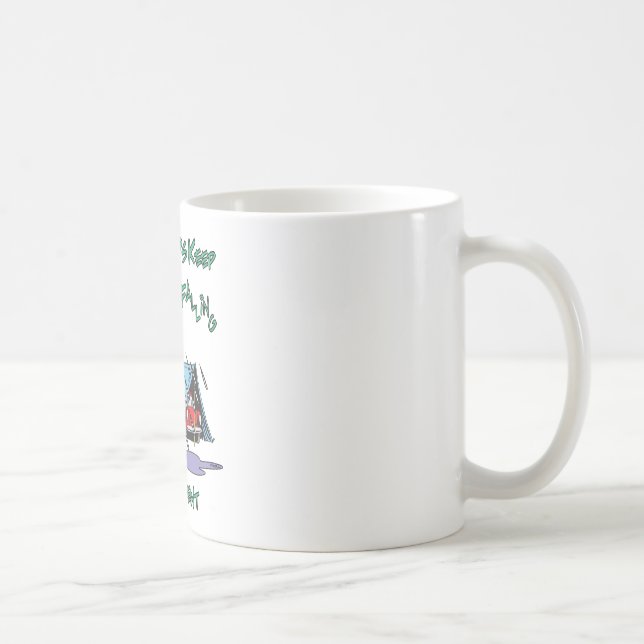 Raindrops Camping Coffee Mug (Right)