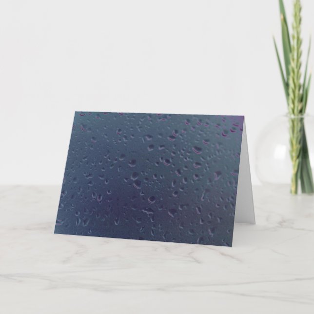 Raindrops Card (Front)