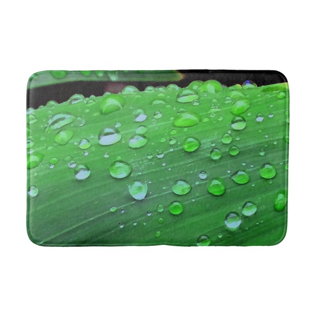 Raindrops Closeup Bath Mat (Front)