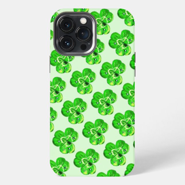 Raindrops Clover iPhone Case (Back)